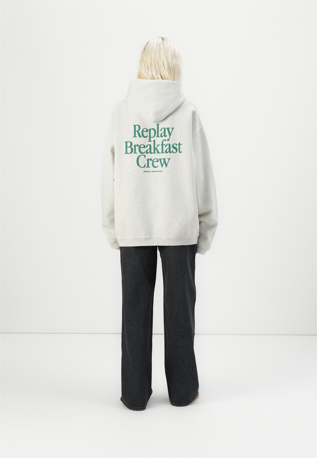 Replay Sweatshirt - light grey/hellgrau-meliert