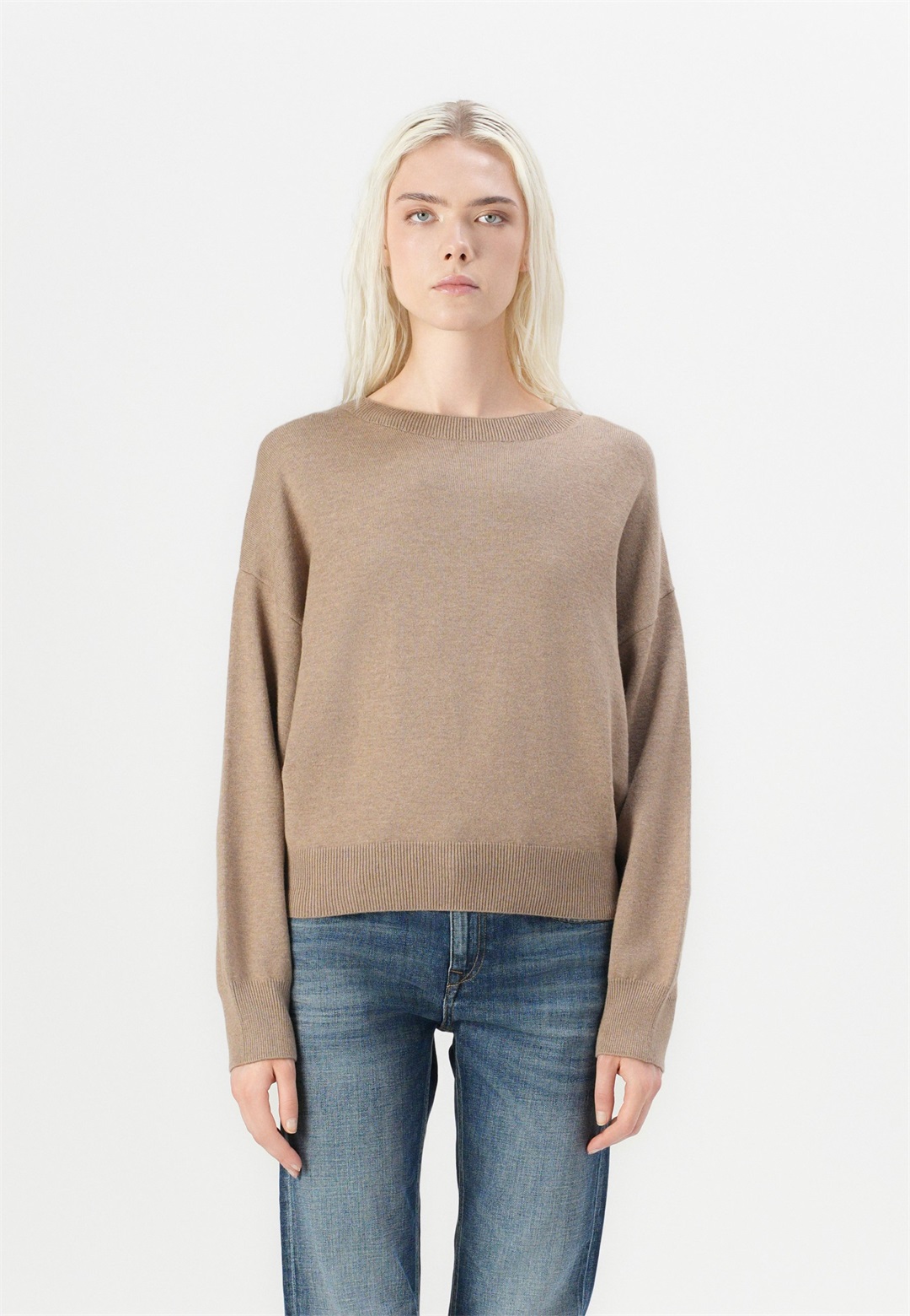 Replay Strickpullover - camel
