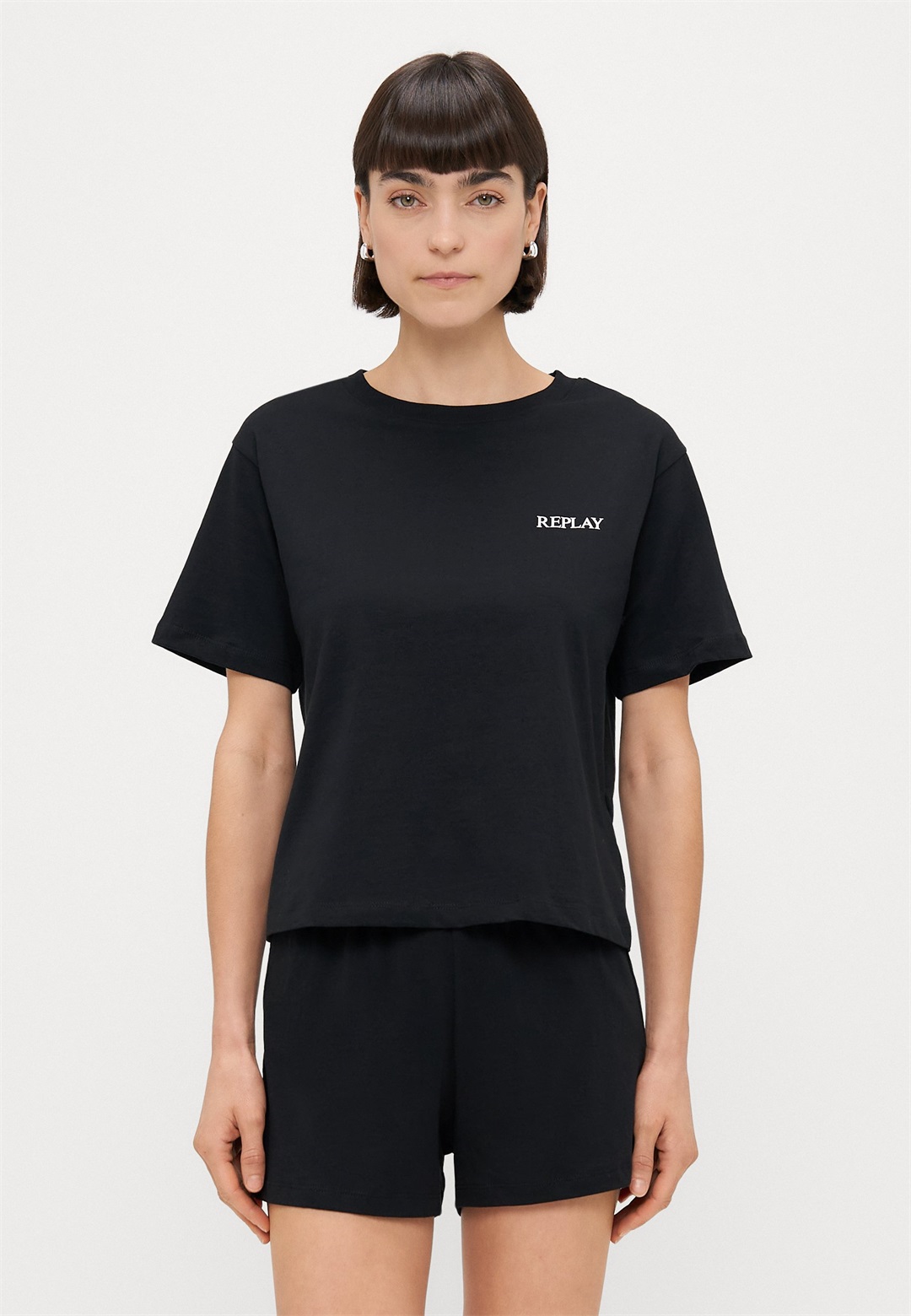 Replay Nachtwäsche Set - black/schwarz