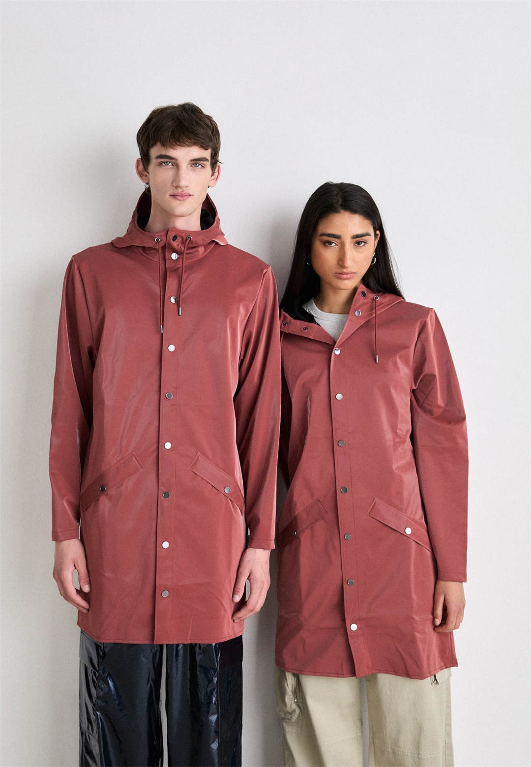 Rains LONG JACKET UNISEX - Parka - honor/orange