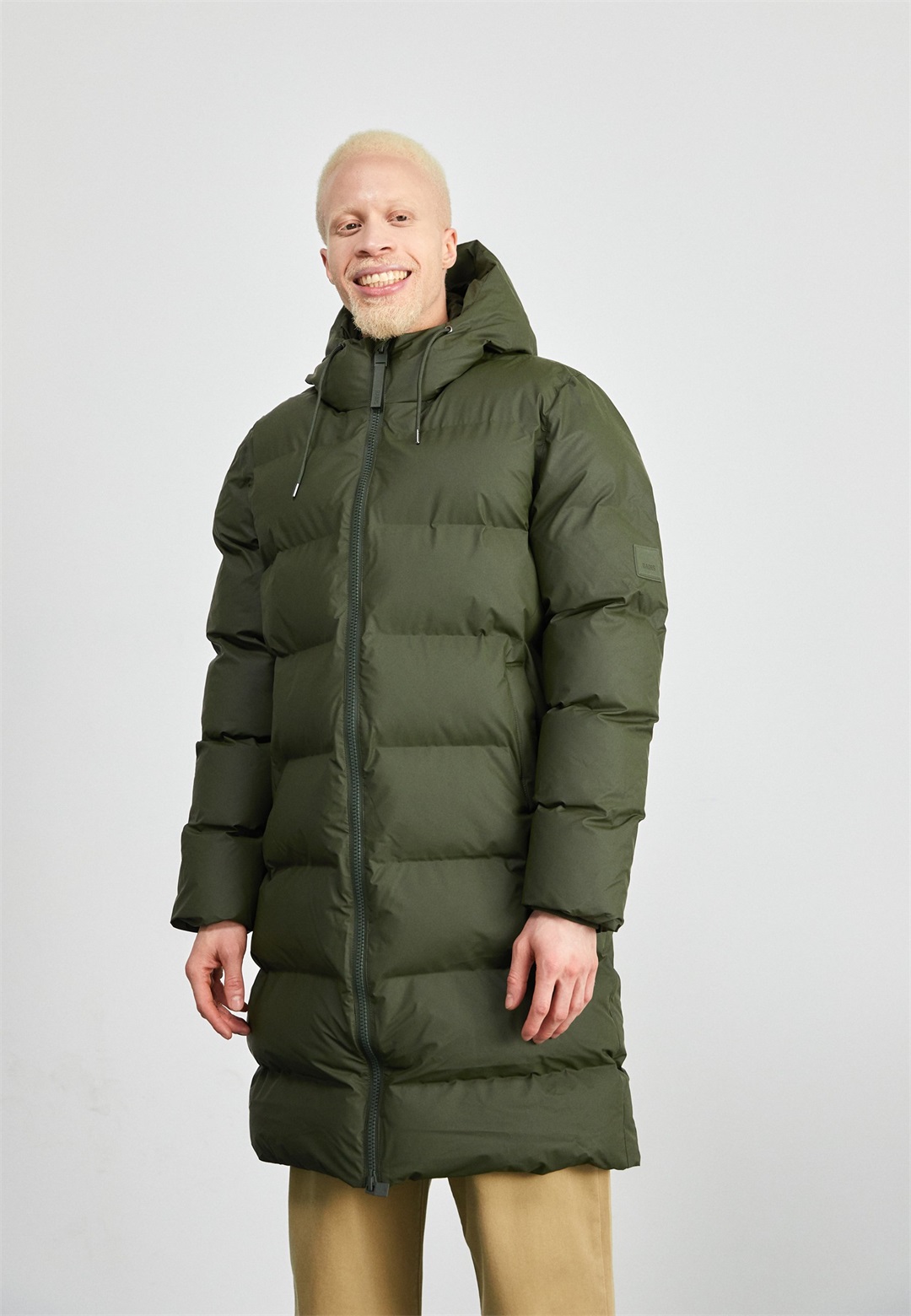 Rains ALTA PUFFER UNISEX - Wintermantel - green/grün
