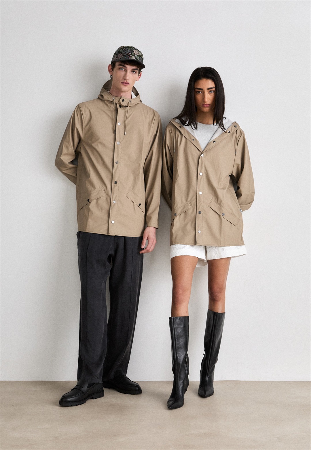 Rains JACKET UNISEX - Parka - beige