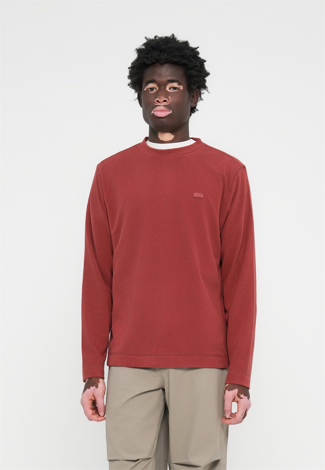 Rains ADDIS CREW NECK UNISEX - Fleecepullover - honor/orange