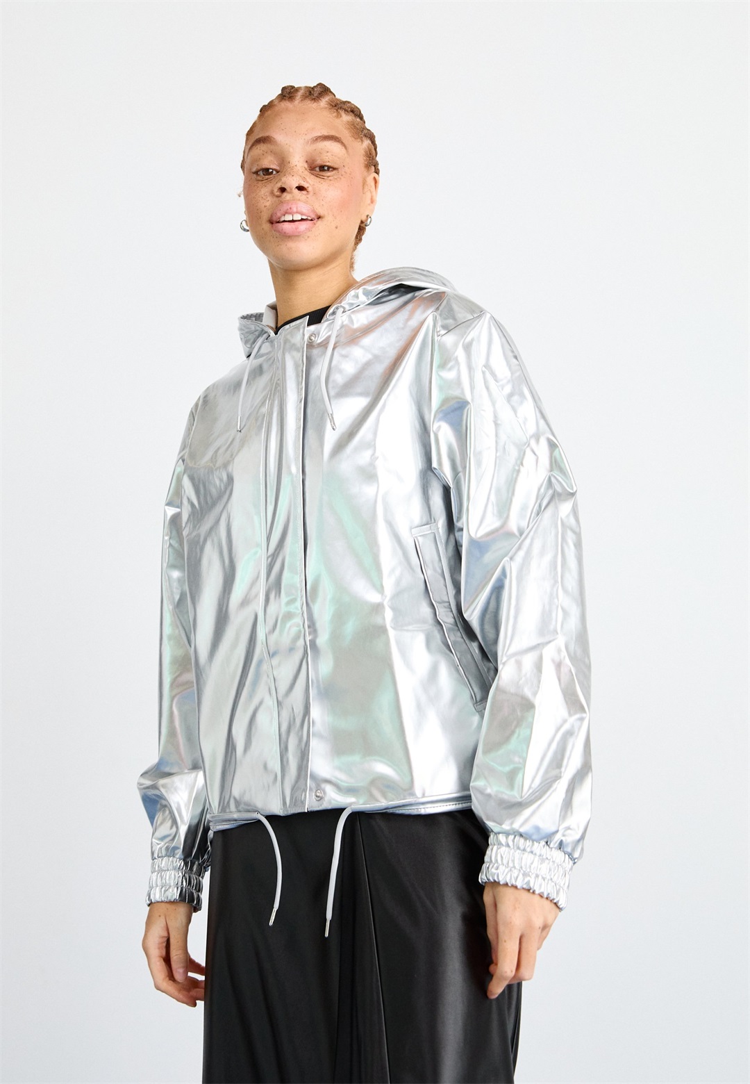 Rains STRING JACKET UNISEX - Leichte Jacke - mirror/silberfarben