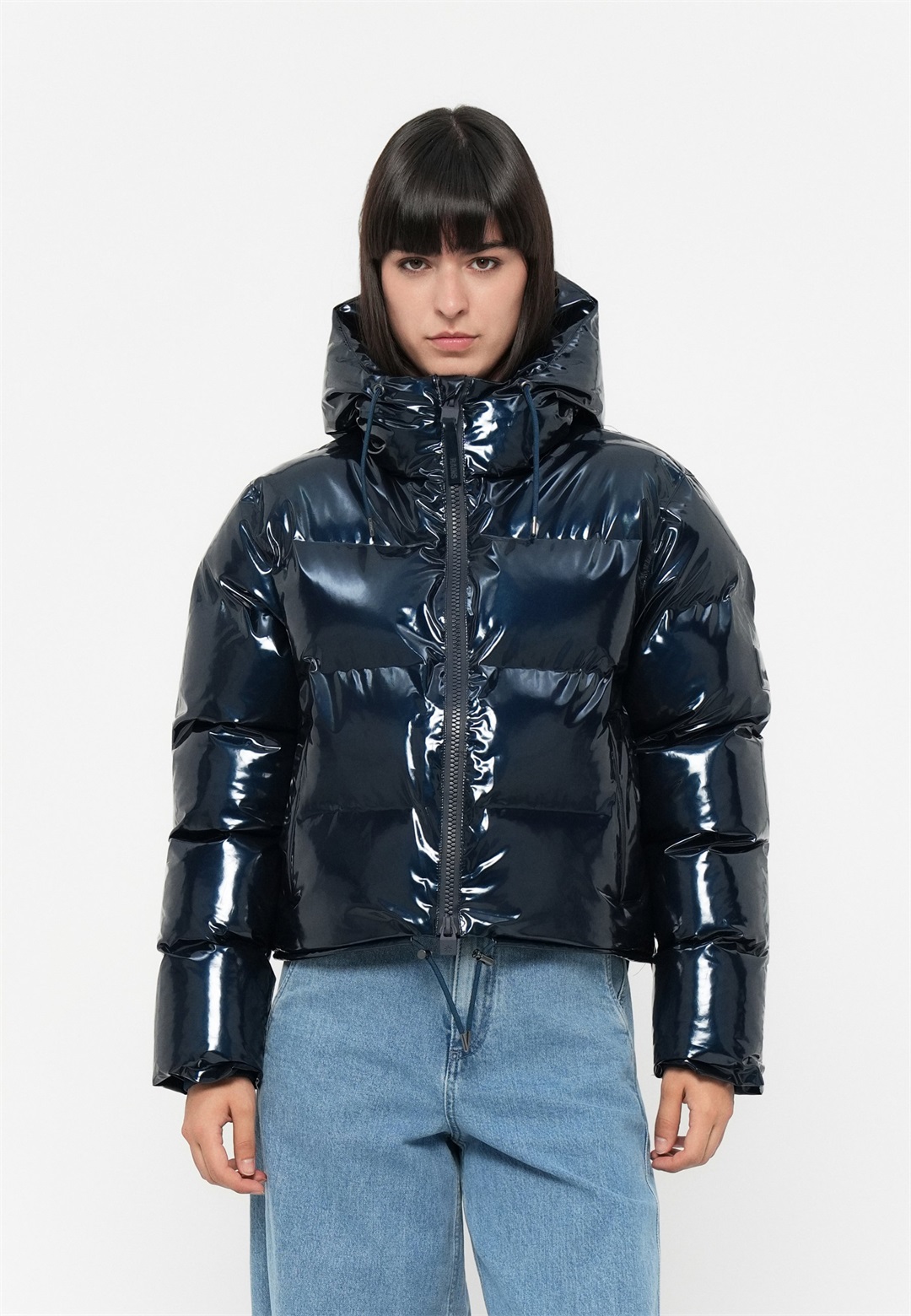 Rains ALTA SHORT PUFFER JACKET - Winterjacke - spill/blau