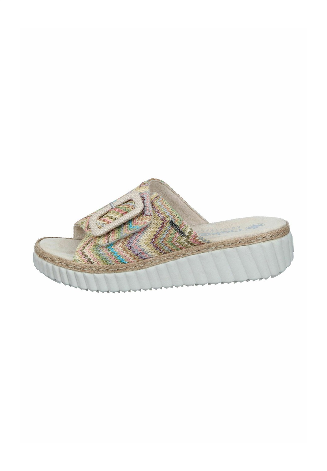 Rieker Pantolette flach - pastell/beige