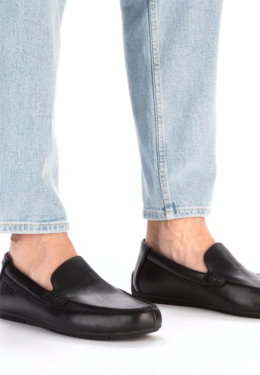 Rieker Mokassin - schwarz