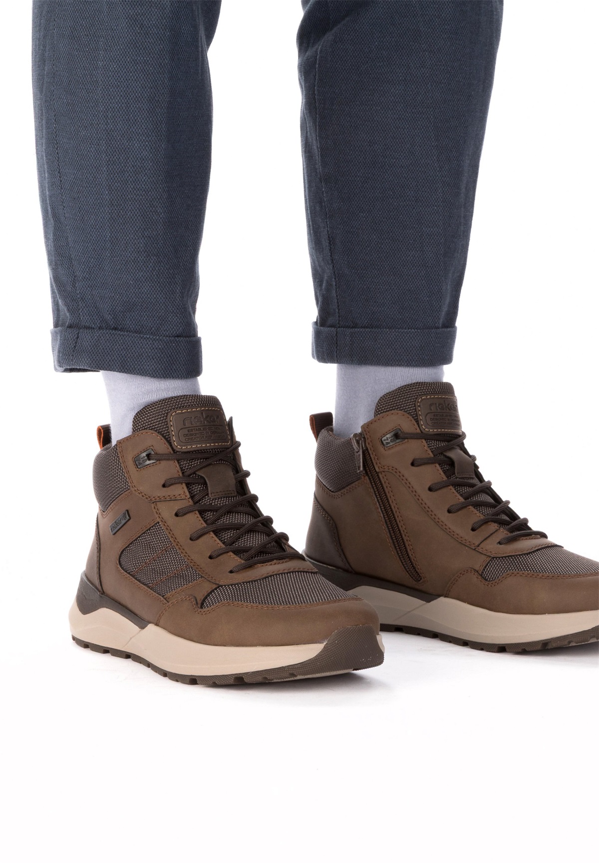 Rieker Schnürstiefelette - braun