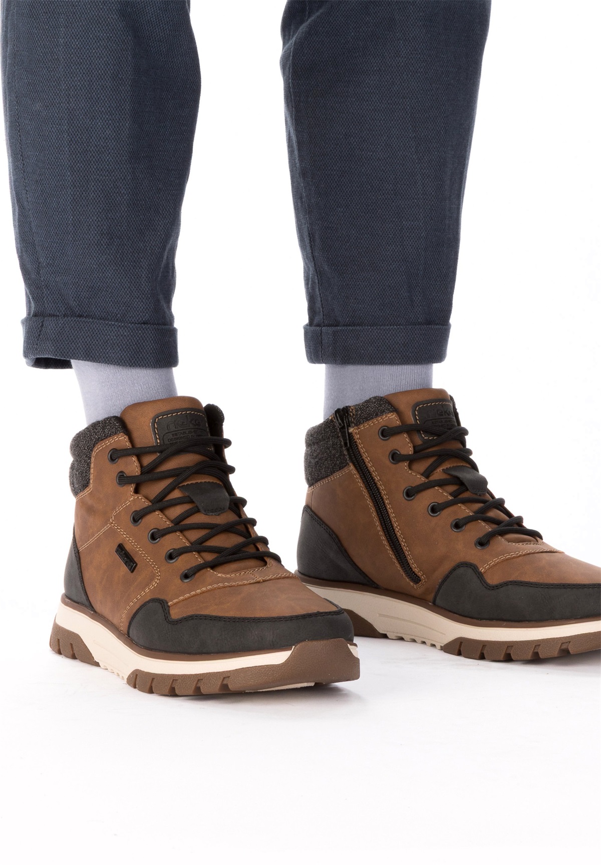 Rieker Schnürstiefelette - braun