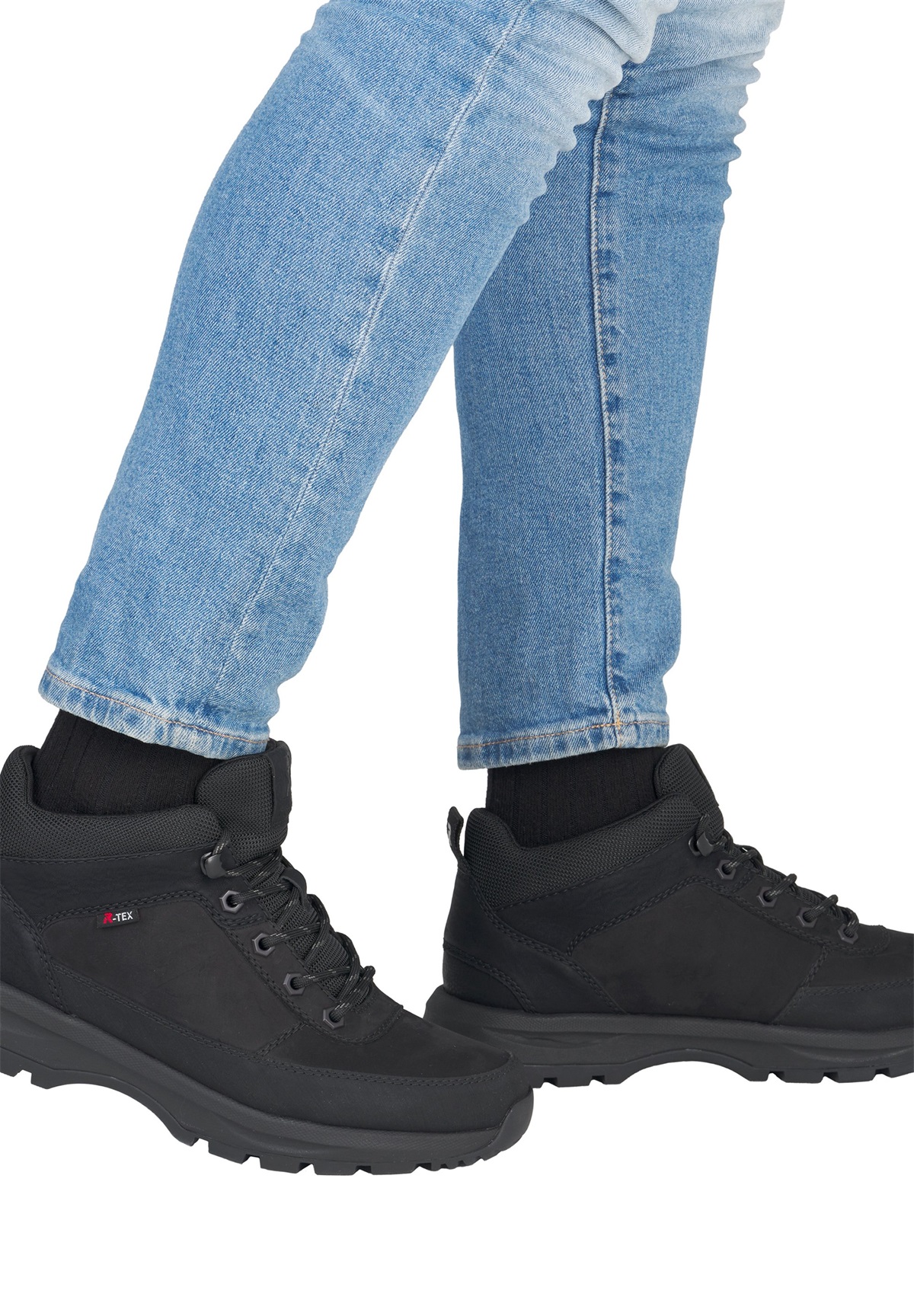 Rieker Schnürstiefelette - schwarz