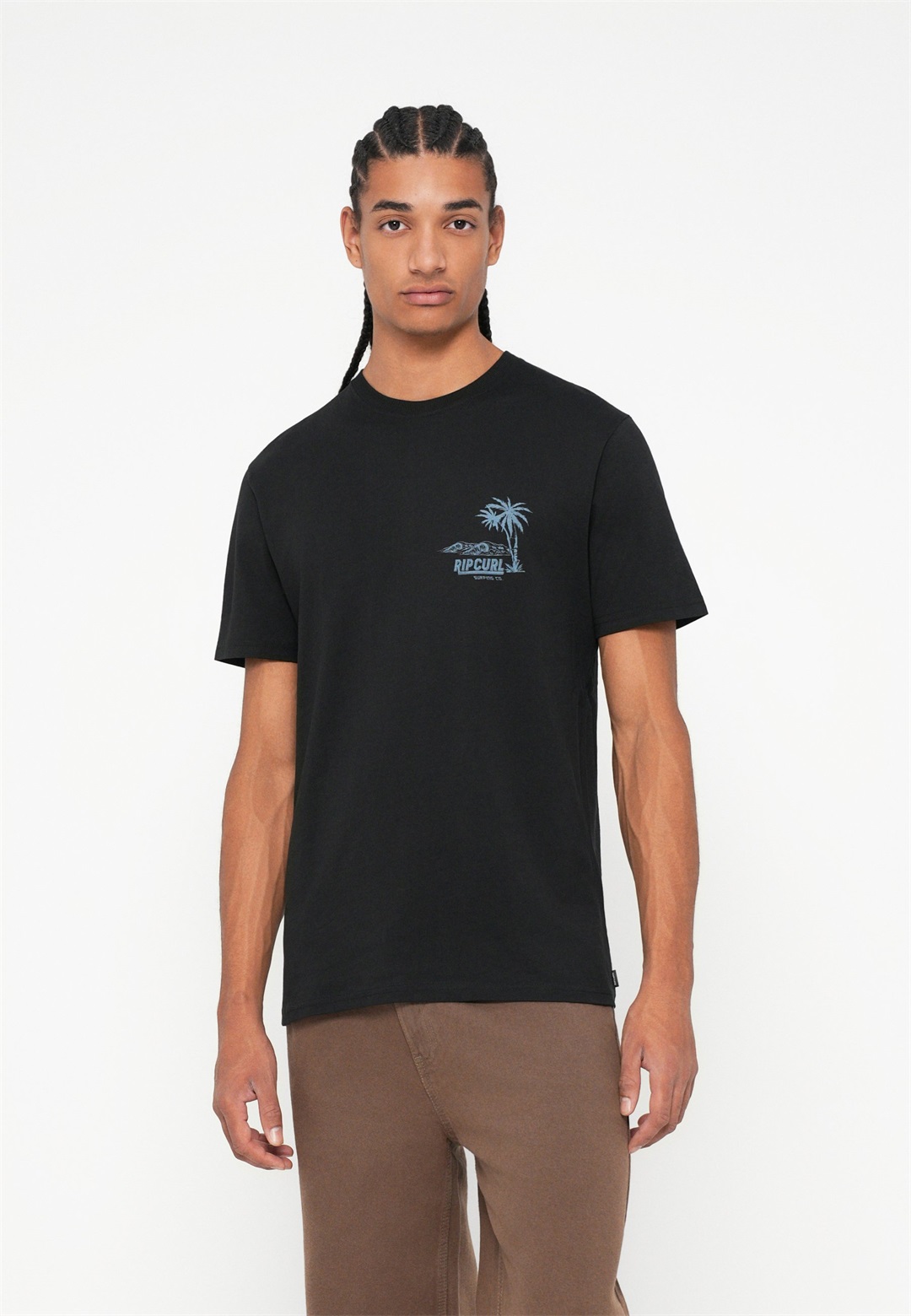 Rip Curl SPORTLINE TUBULAR TEE UNISEX - T-Shirt print - black/schwarz