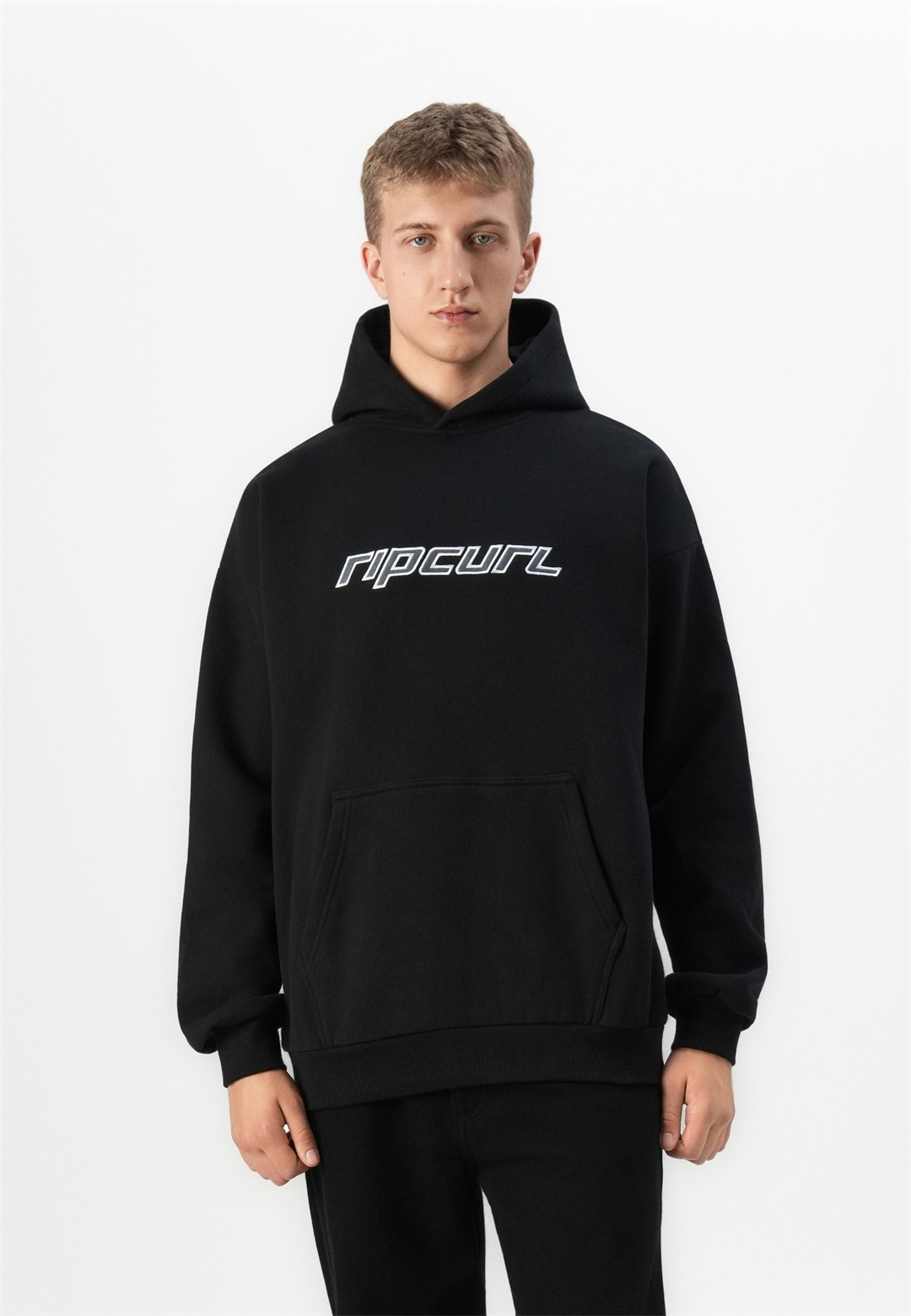 Rip Curl DOSE HOOD UNISEX - Sweatshirt - black/schwarz