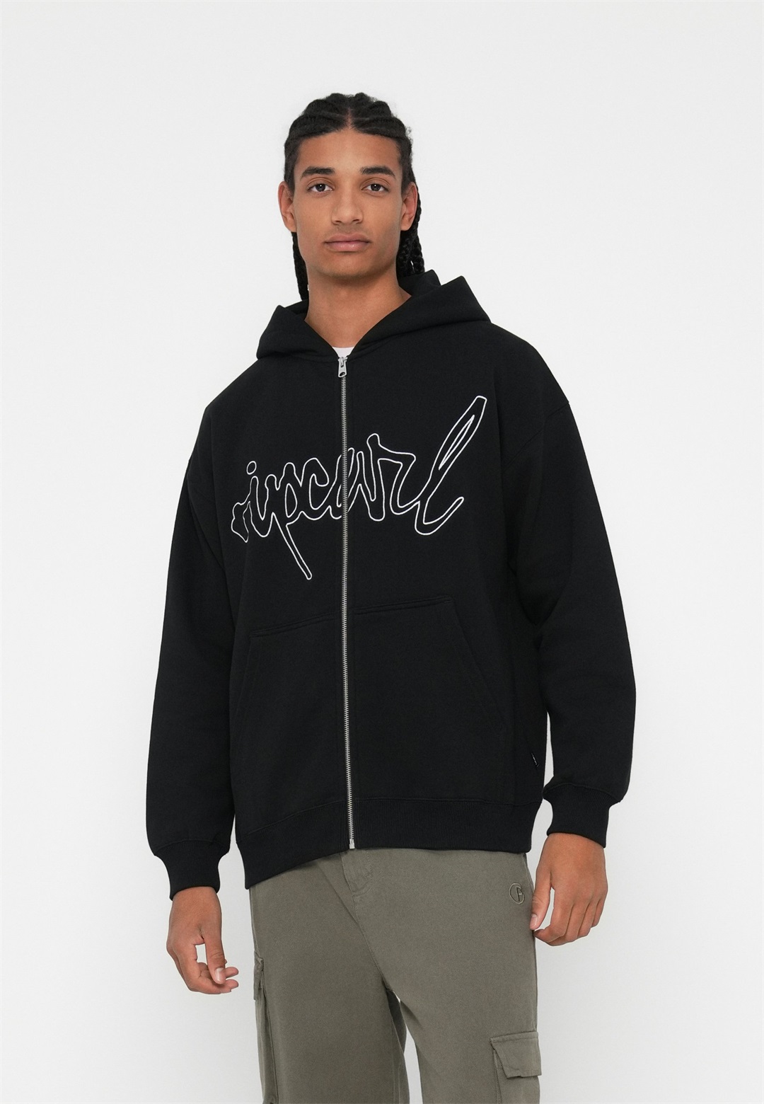 Rip Curl MEDINA SCRIPT HOOD UNISEX - Sweatjacke - black/schwarz