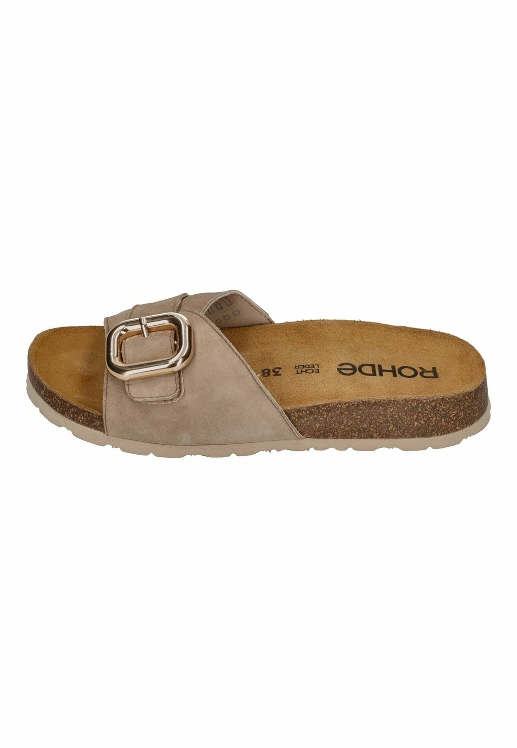 Rohde Pantolette flach - natur/beige