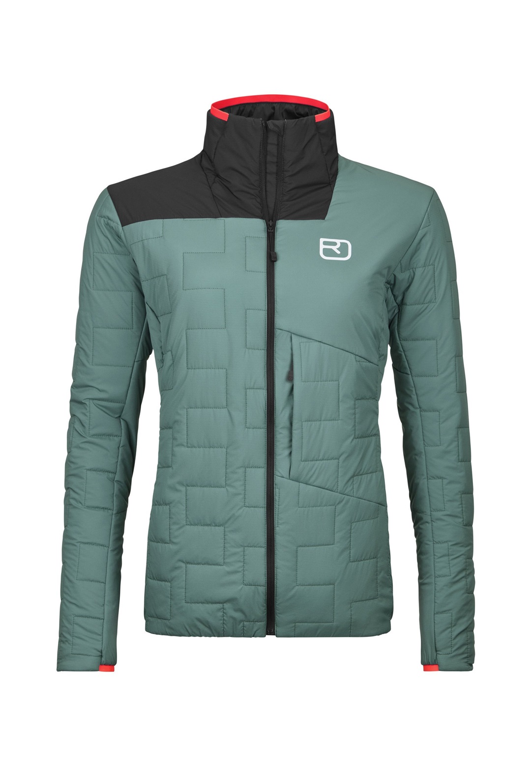 ORTOVOX SWISSWOOL PIZ SEGNAS - Daunenjacke - arctic grey/petrol