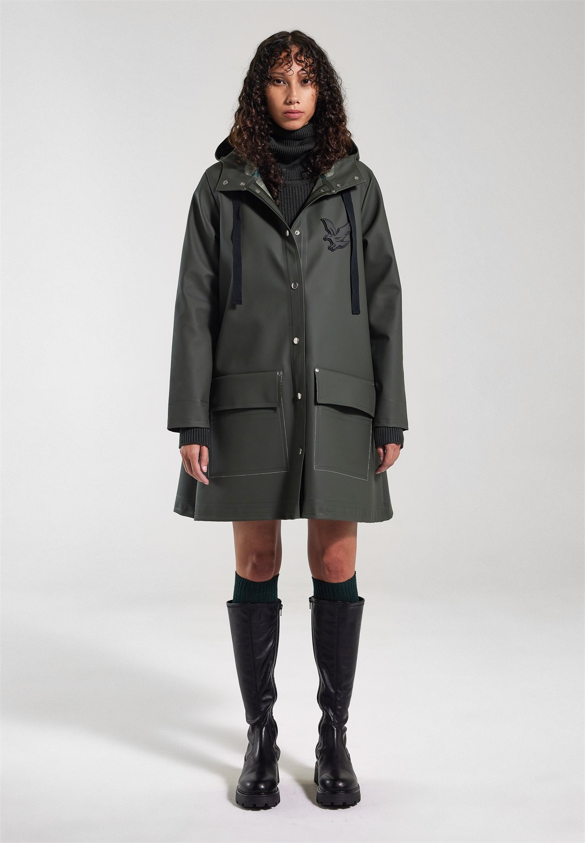 Stutterheim STUTTERHEIM X LYLE & SCOTT JACKET - Parka - green/grün