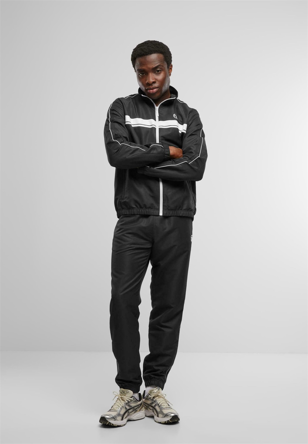 Sergio Tacchini AGAVE SET - Trainingsanzug - black/black denim