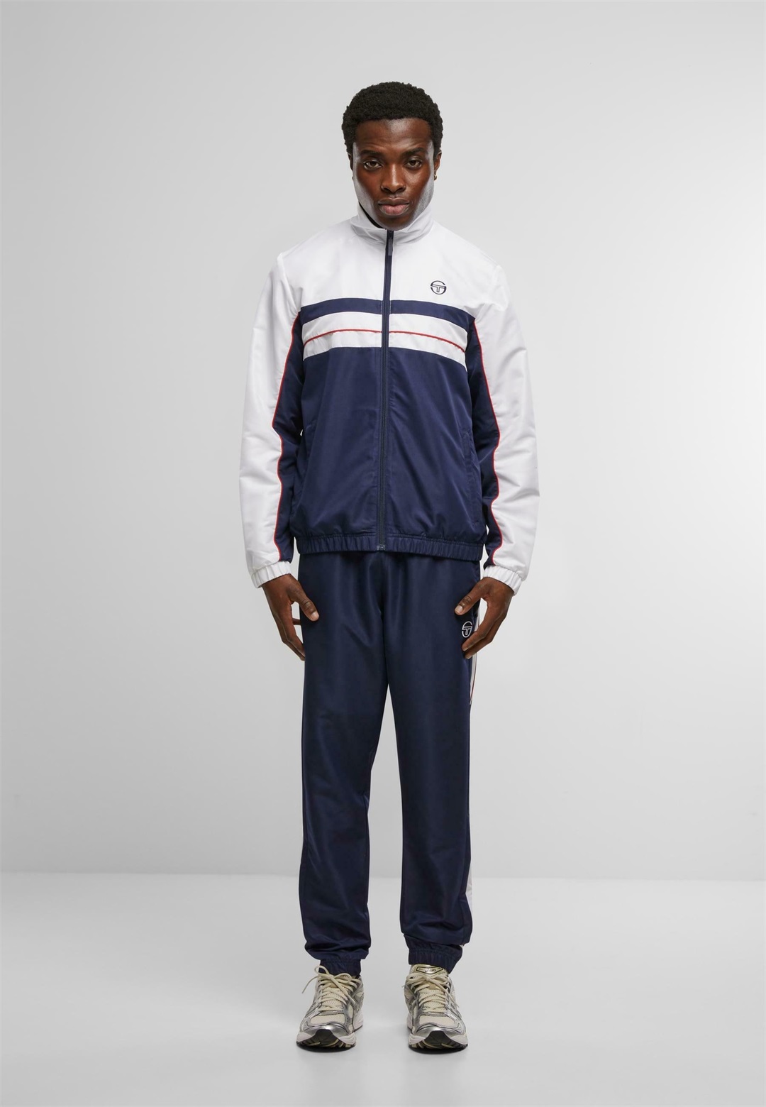 Sergio Tacchini ZELMA 025 - Trainingsanzug - navy white/dunkelblau