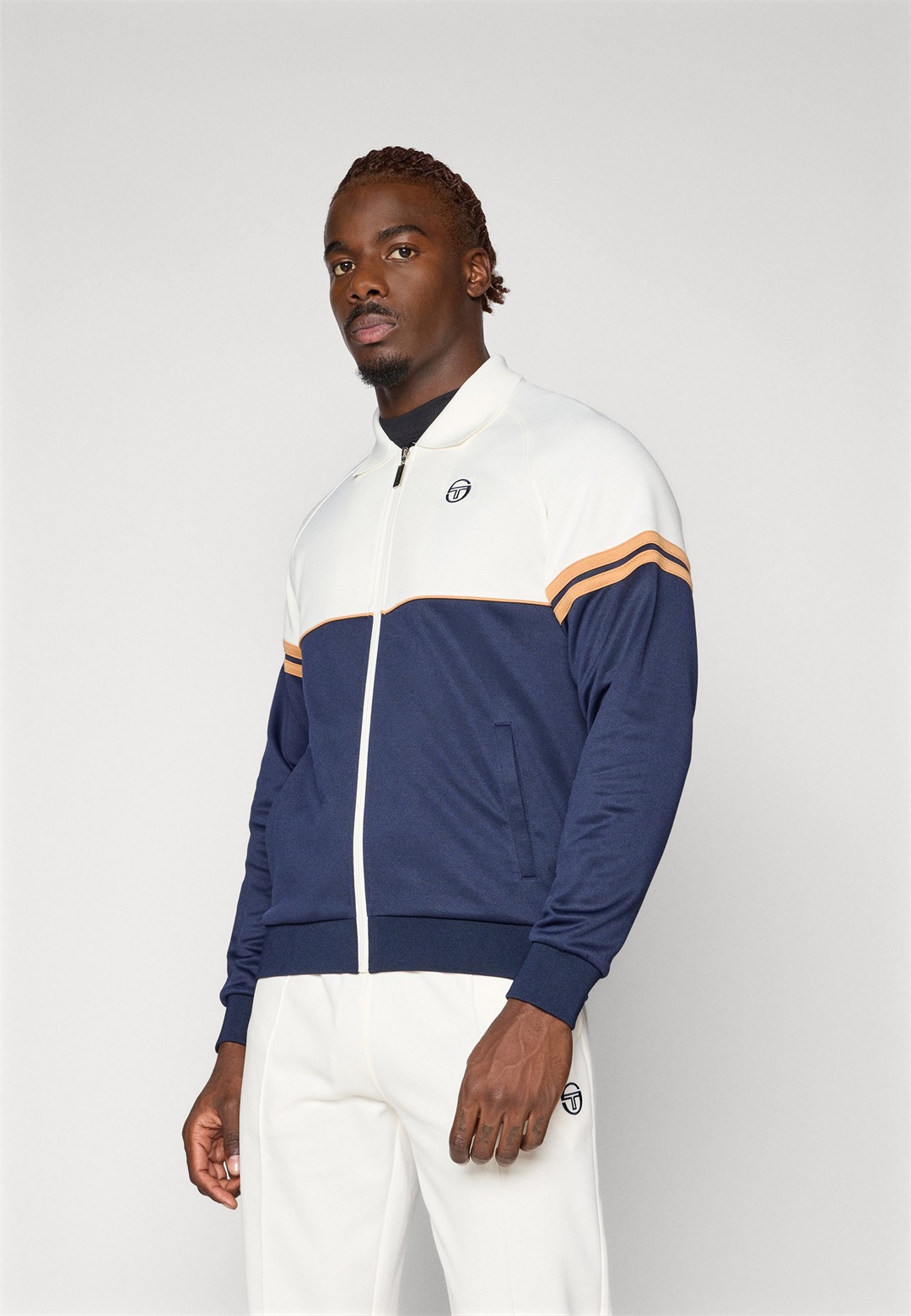 Sergio Tacchini ORION TRACKTOP - Trainingsjacke - gardenia/navy/offwhite