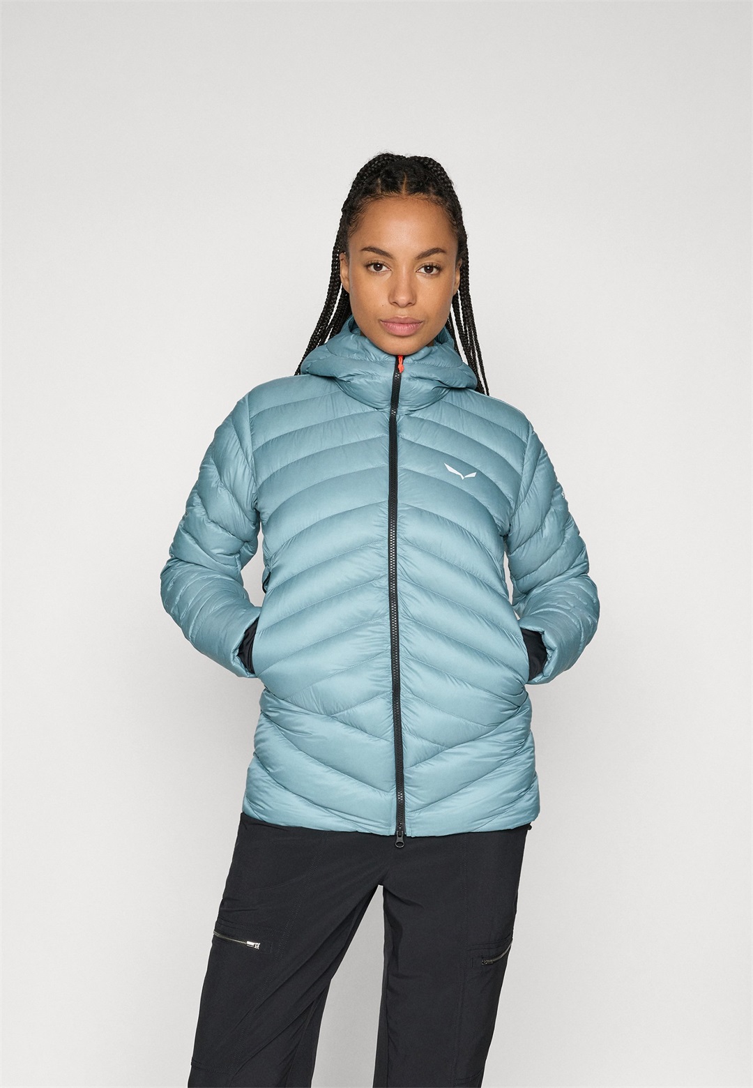 Salewa ORTLES JACKET - Daunenjacke - willow/hellblau