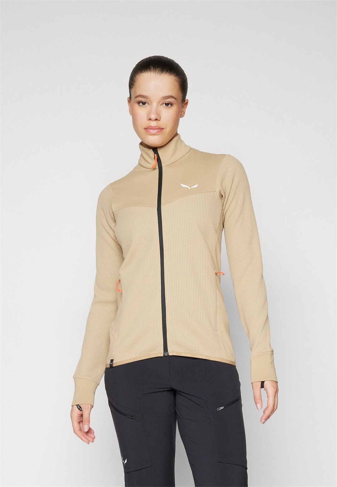 Salewa PUEZ WAFFLE JACKET - Sweatjacke - quicksand/beige