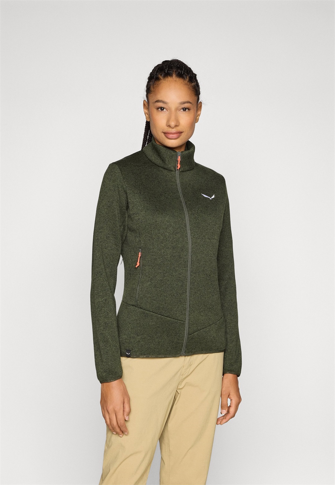 Salewa PUEZ ROCCA - Fleecejacke - dark olive/dunkelgrün