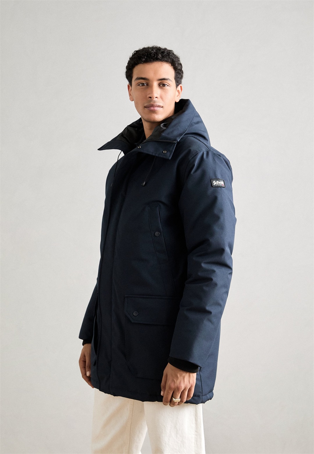 Schott Wintermantel - navy/dunkelblau