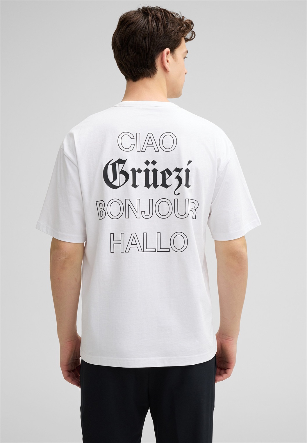 Strellson T-Shirt print - weiß