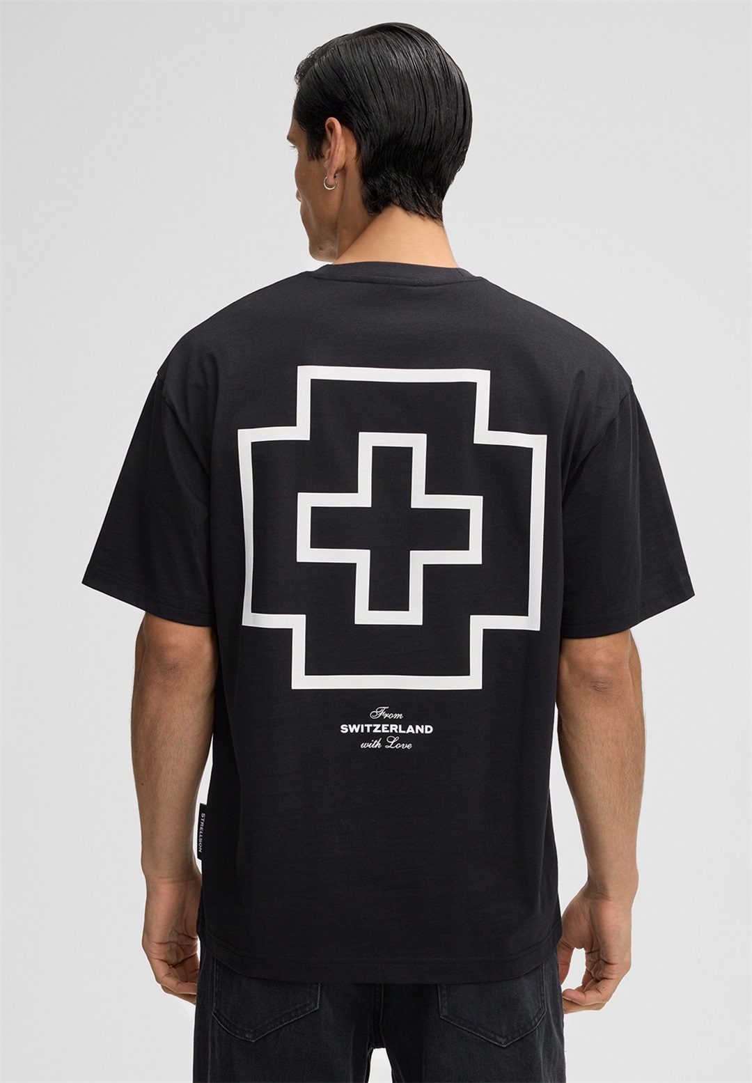 Strellson ROSSO - T-Shirt print - schwarz