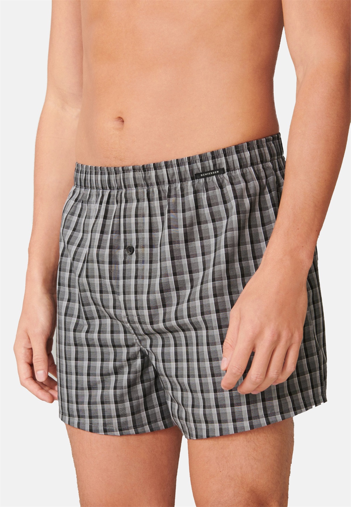 Schiesser SCHIESSER BOXERSHORTS 6ER PACK WEB - Boxer Briefs - schwarz
