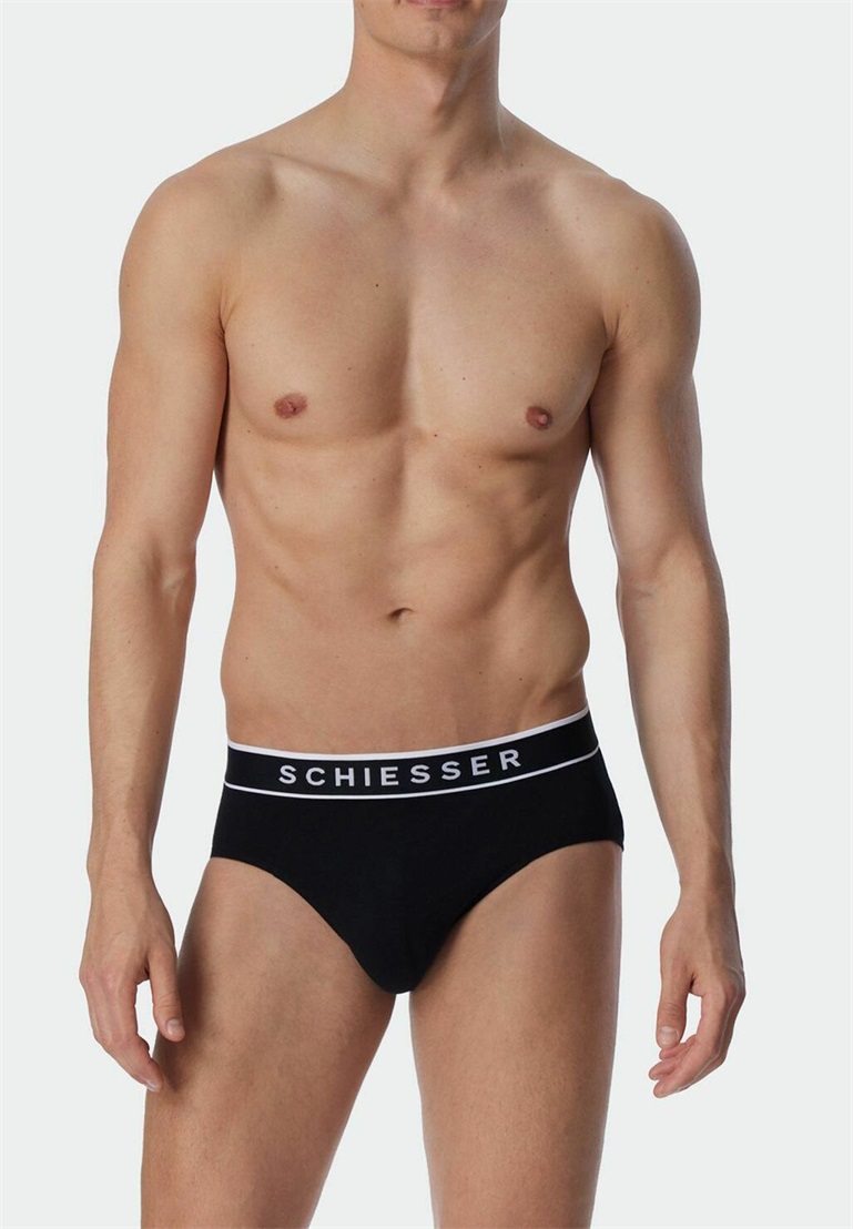 Schiesser 6ER PACK - Slip - schwarz