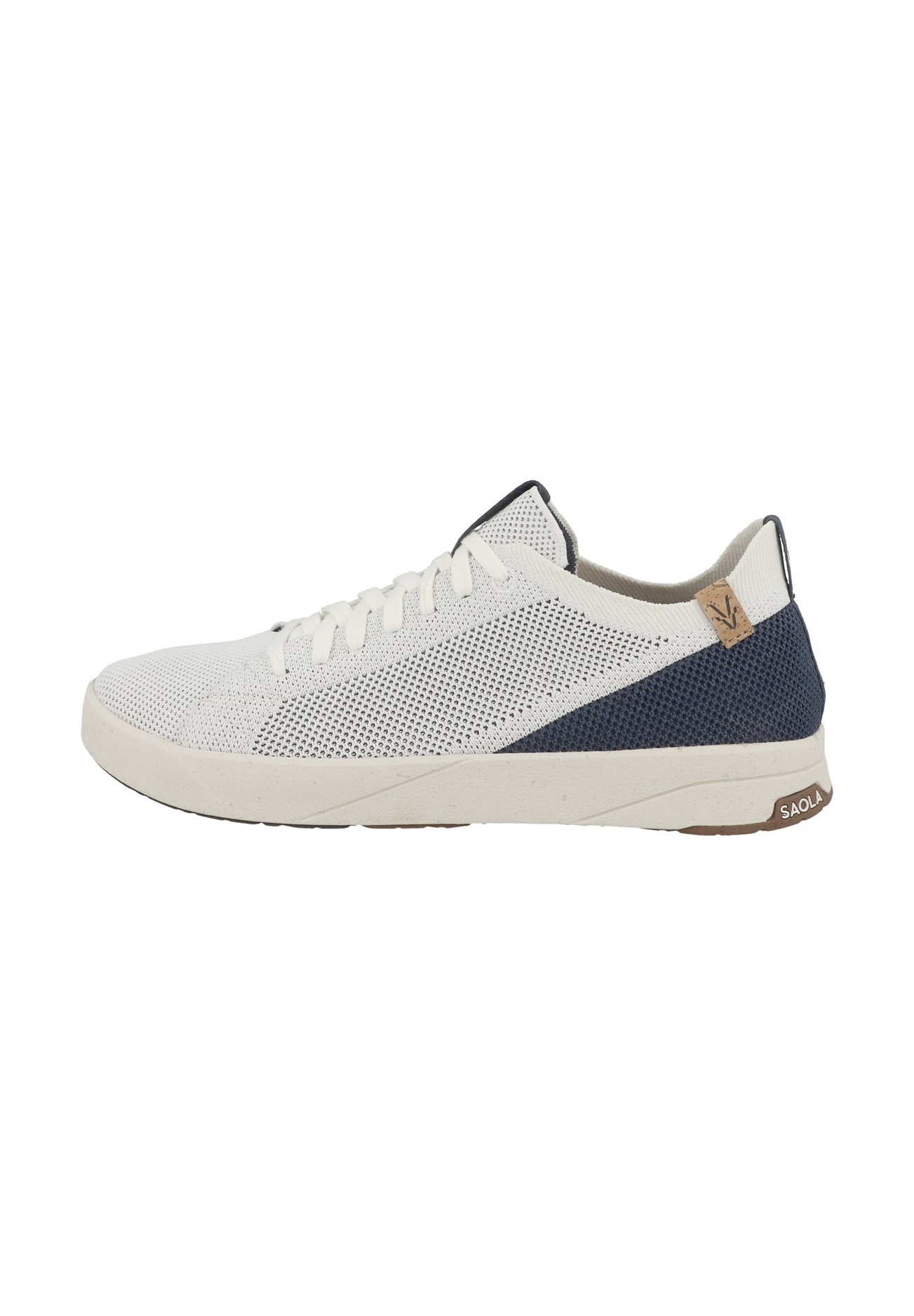 SAOLA CANNON SNEAKER LOW - Sneaker low - white navy sao/weiß