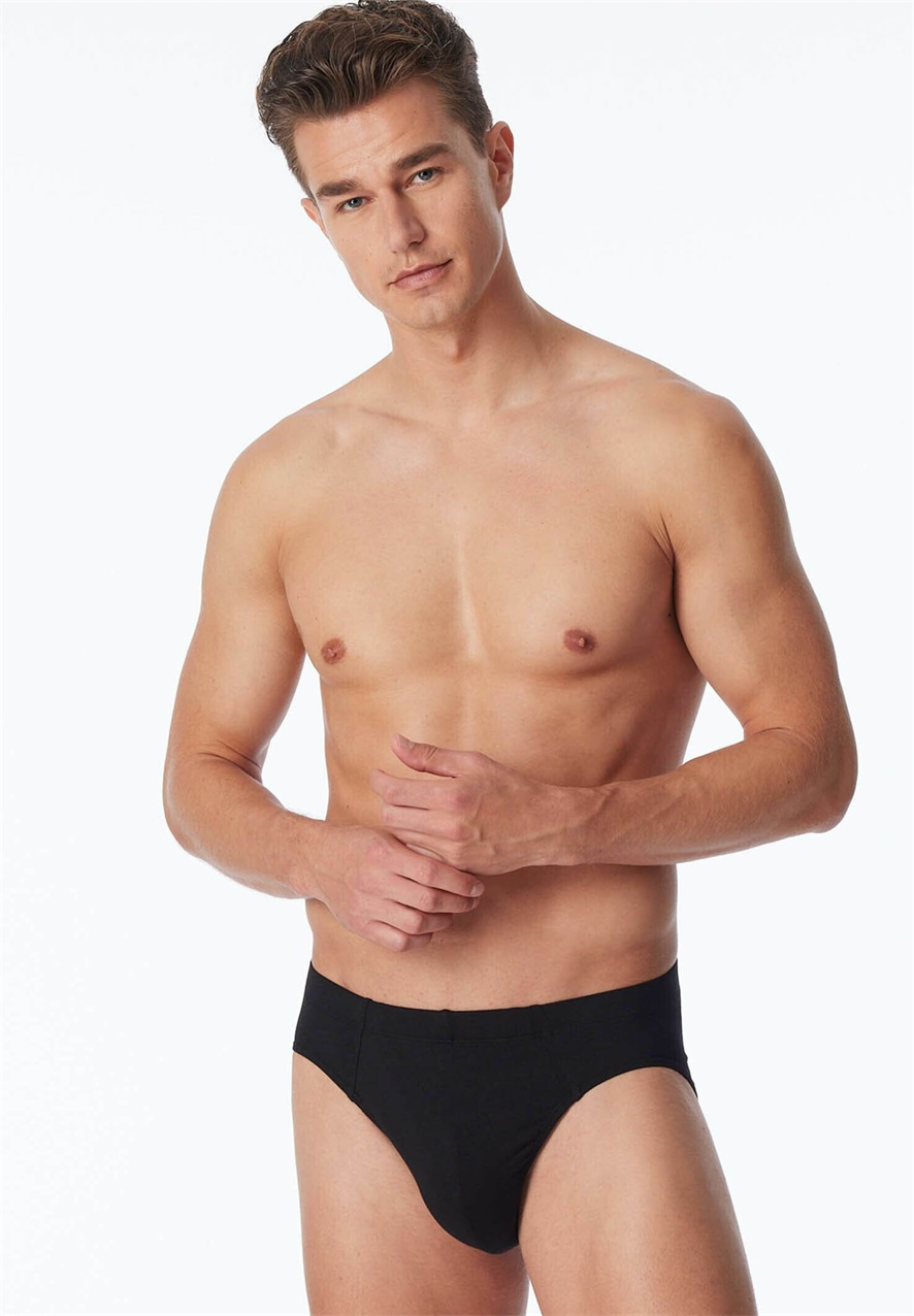 uncover by Schiesser 3-PACK UNCOVER - Slip - schwarz