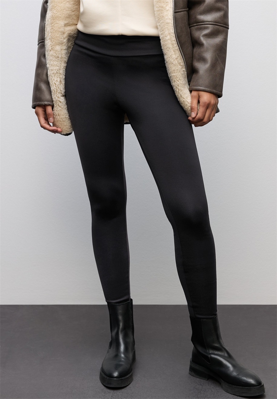 Street One THERMO - Leggings - Hosen - schwarz