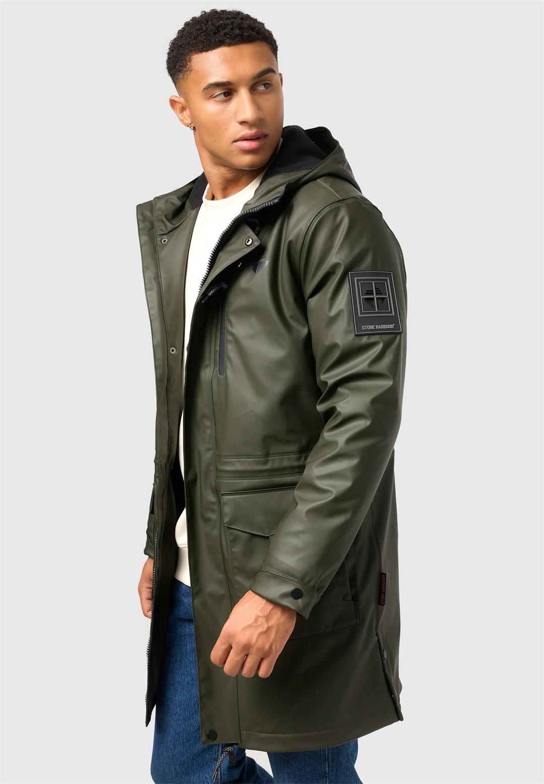 STONE HARBOUR VERDAAN - Regenjacke / wasserabweisende Jacke - olive/oliv