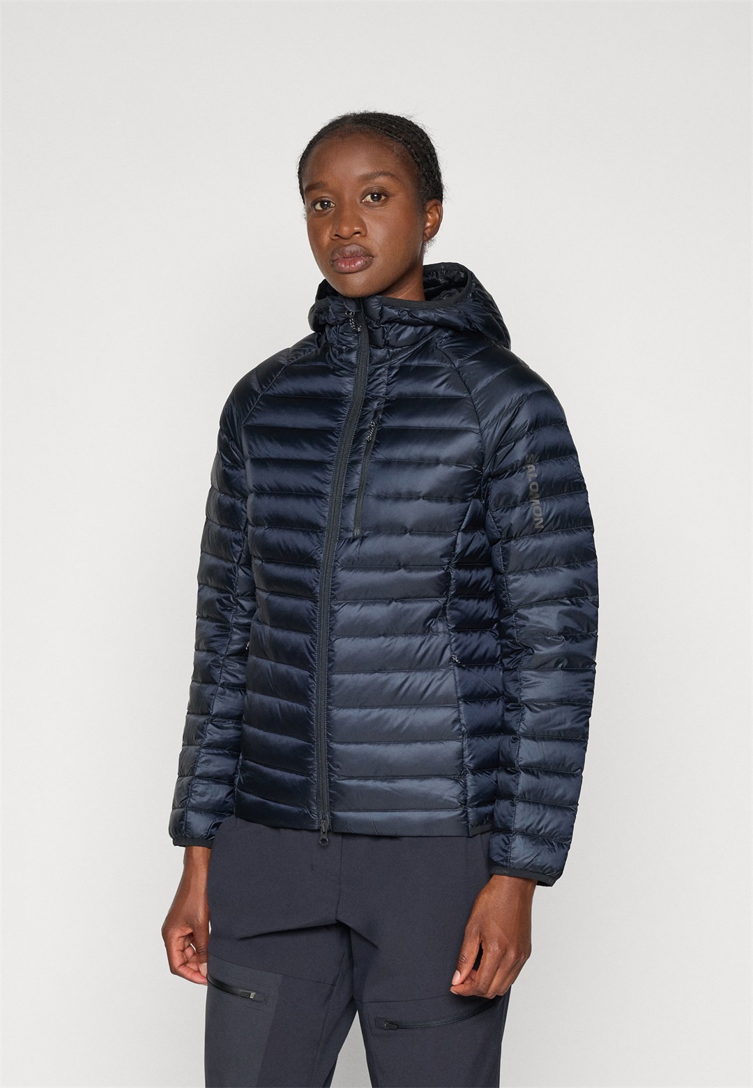 Salomon ELIXIR MICRO - Daunenjacke - deep black/schwarz