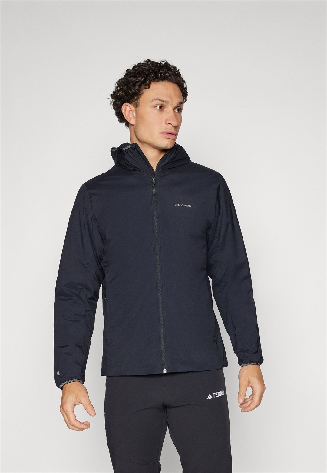 Salomon MOUNTAIN FLEX - Outdoorjacke - deep black/schwarz