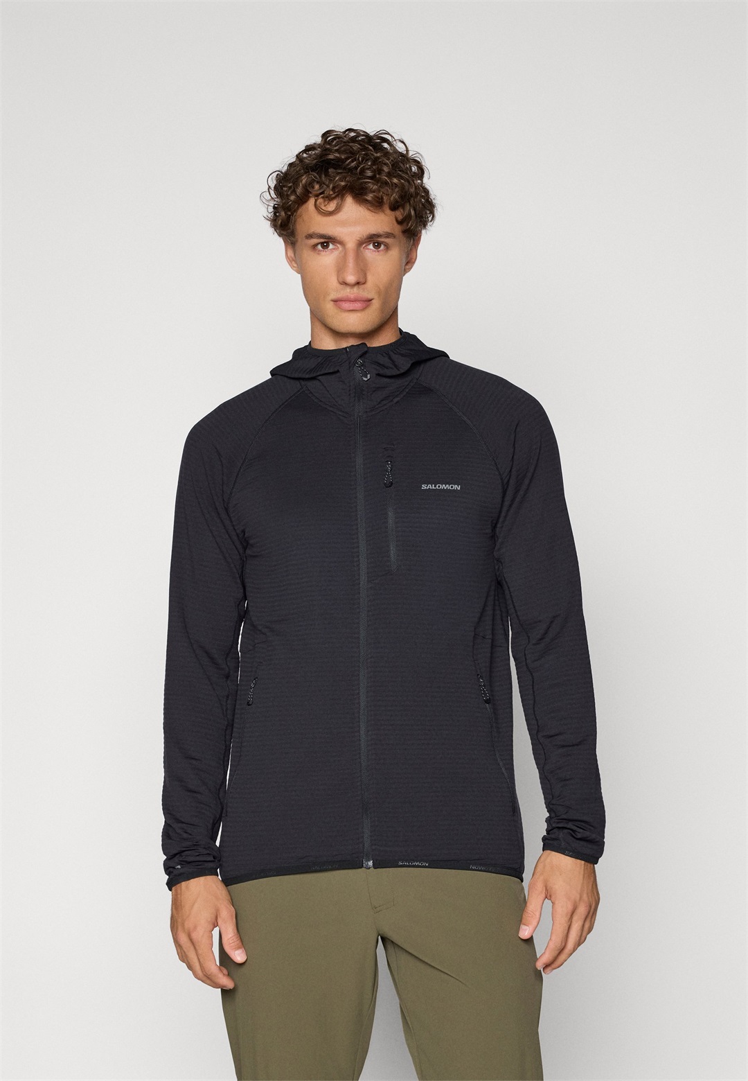 Salomon LIGHTWARM - Outdoorjacke - deep black/schwarz