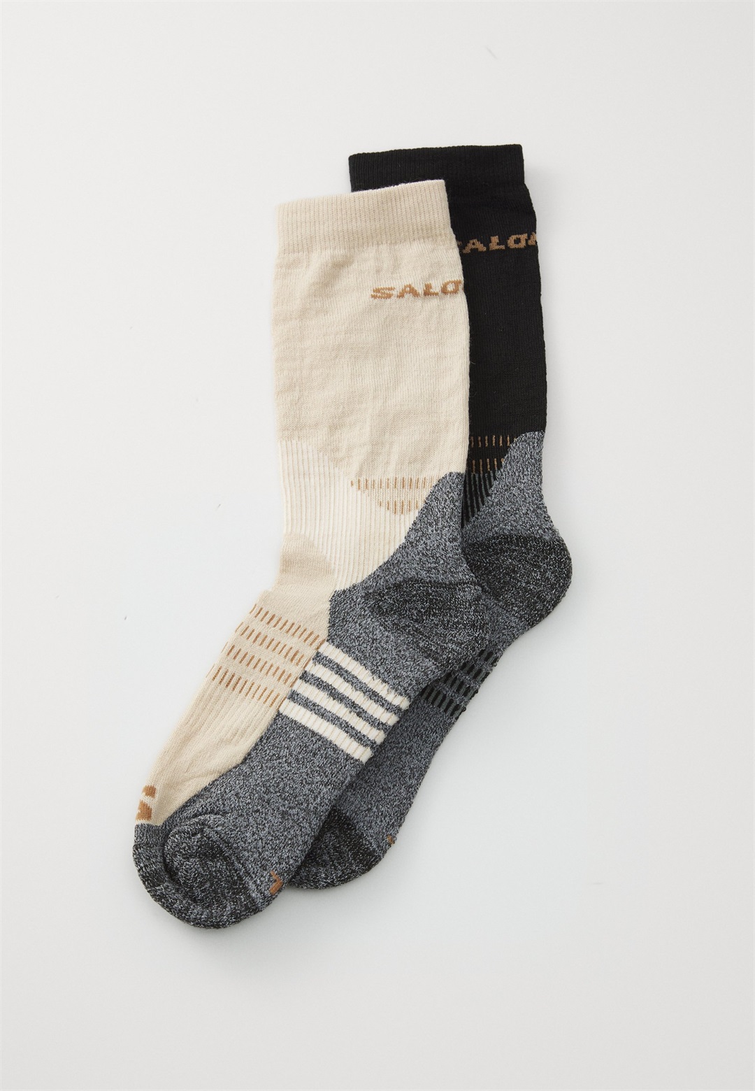 Salomon X ULTRA ACCESS QUARTER UNISEX 2 PACK - Sportsocken - bleached sand/black/beige