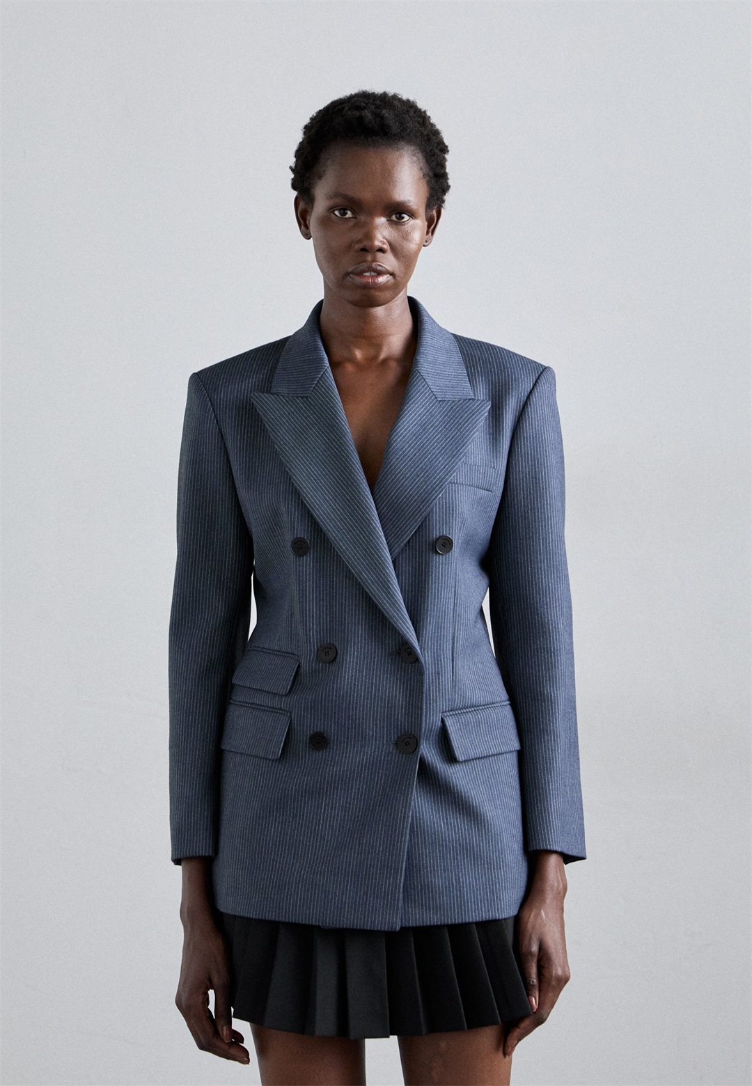 sandro RECOUPE - Blazer - bleu/blau