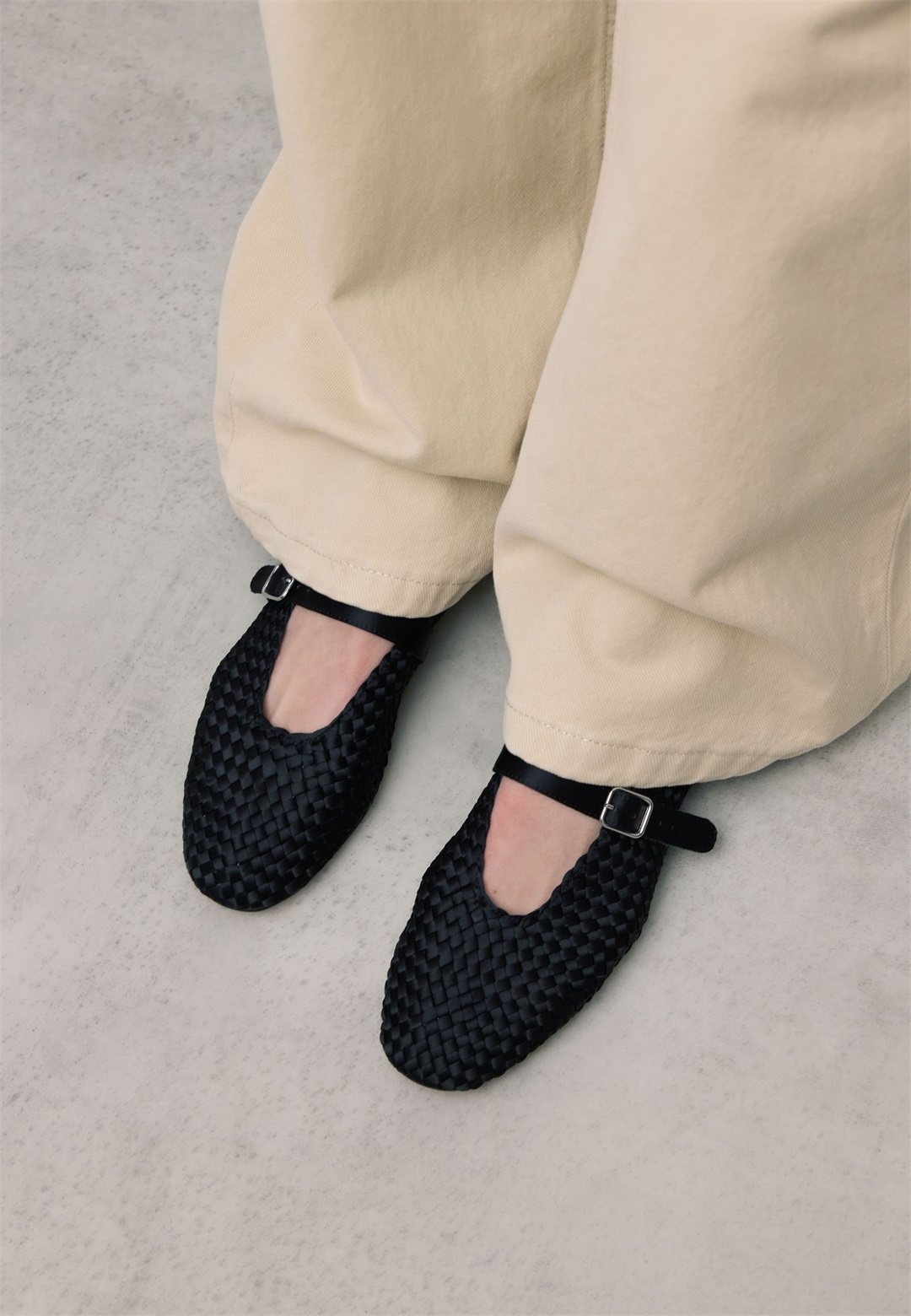 sacha Riemchenballerina - black/schwarz