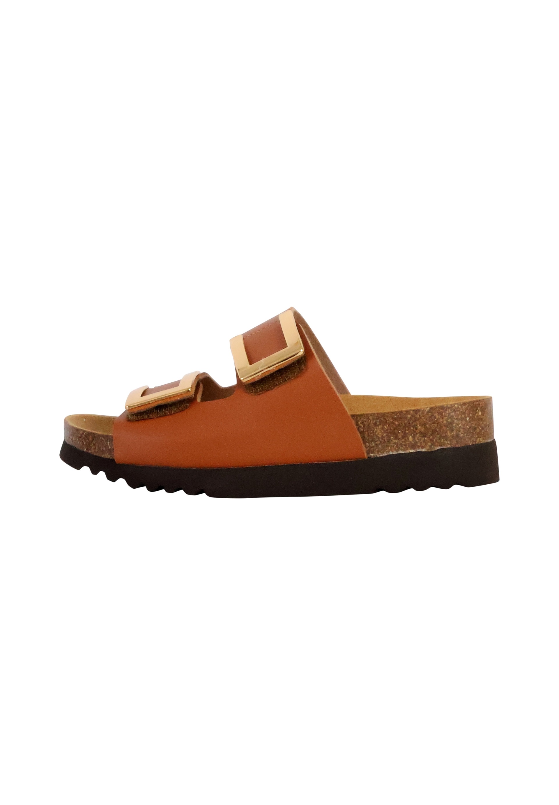 Scholl À ENFILER MONTEREY STRAPS - Pantolette flach - camel