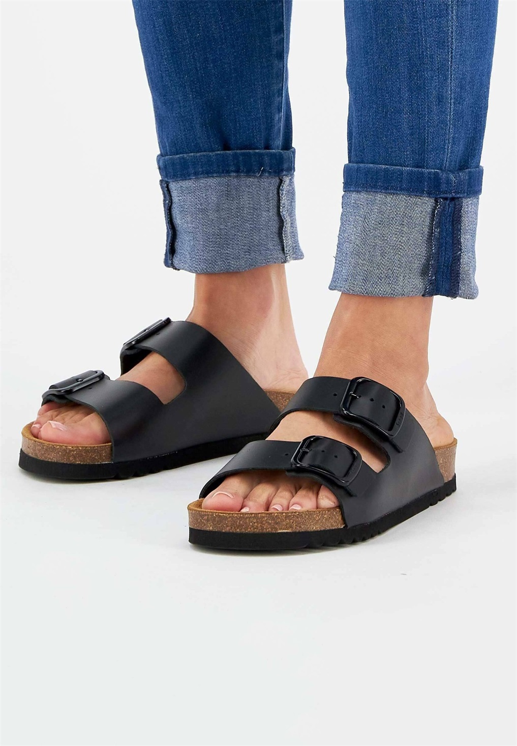 Scholl JOSEPHINE NEW - Pantolette flach - black/schwarz