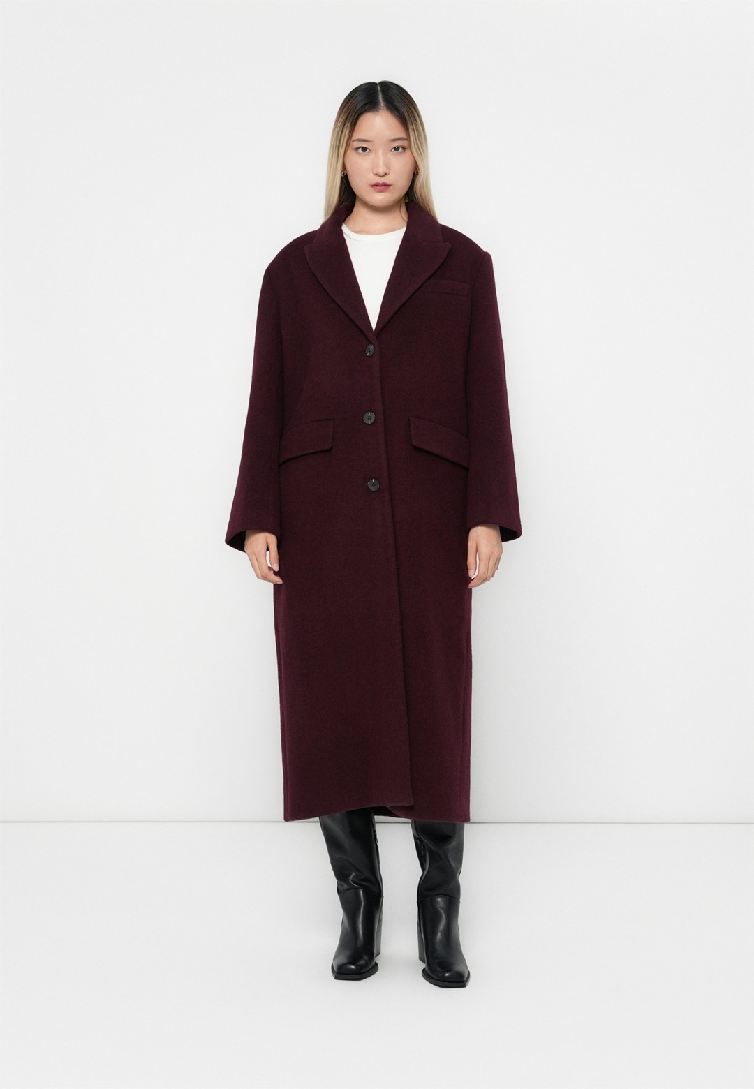 Selected Femme SLFALDA - Klassischer Mantel - fig/braun