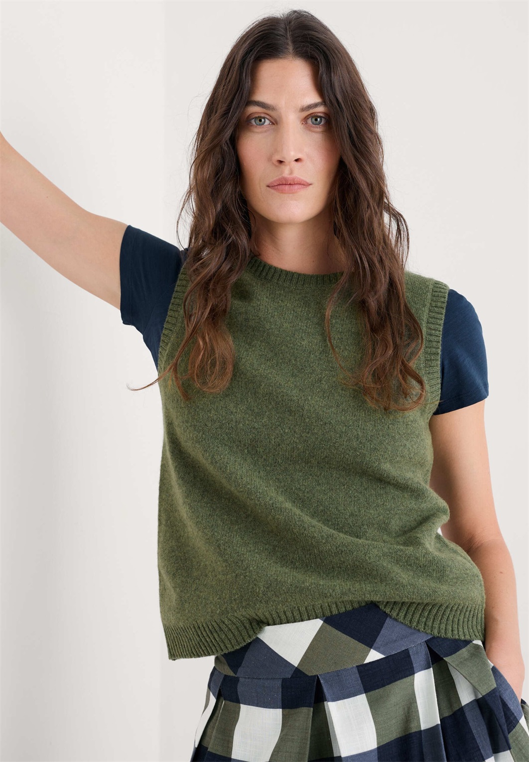 Seasalt Cornwall EAST VIEW - Top - green - light olive/grün