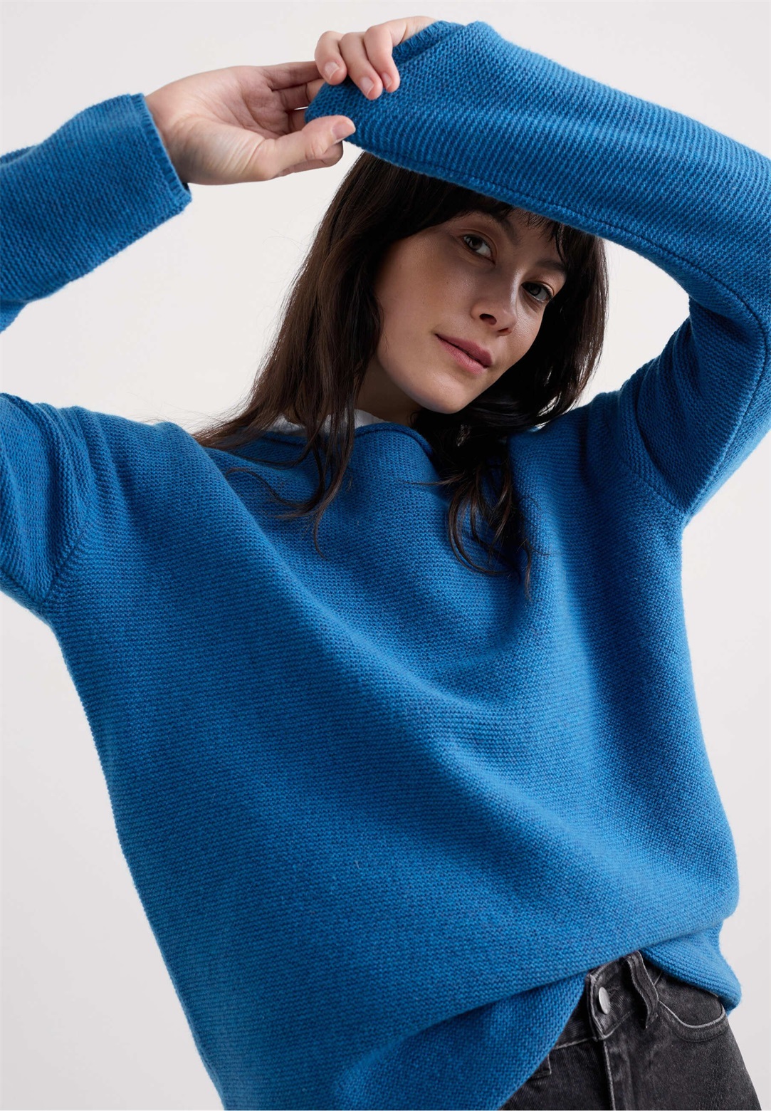 Seasalt Cornwall FRUITY - Strickpullover - blue - jetty/blau