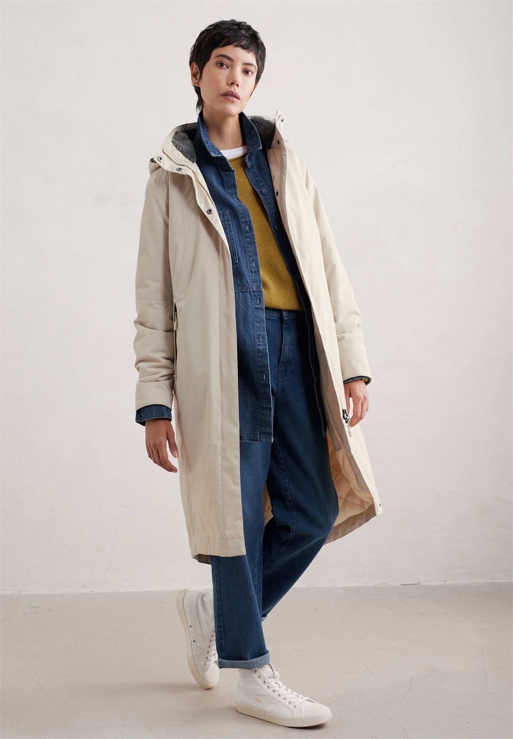 Seasalt Cornwall JANELLE - Regenjacke / wasserabweisende Jacke - natural aran/beige