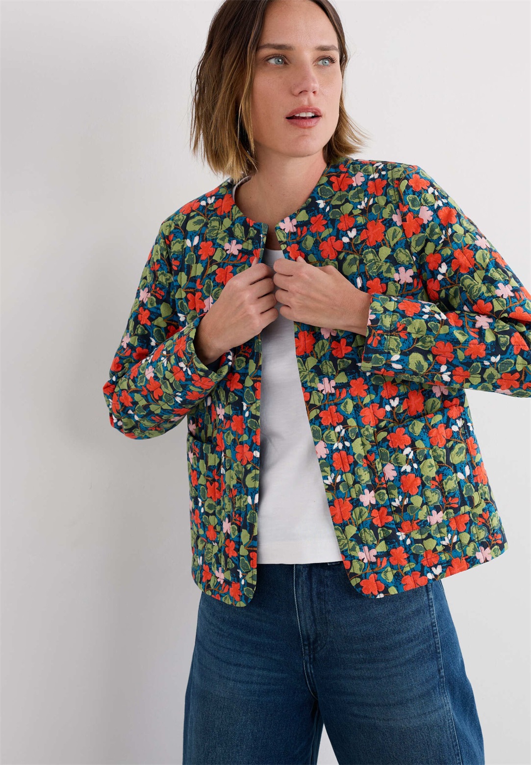 Seasalt Cornwall Übergangsjacke - multi - houseplant maritime/mehrfarbig