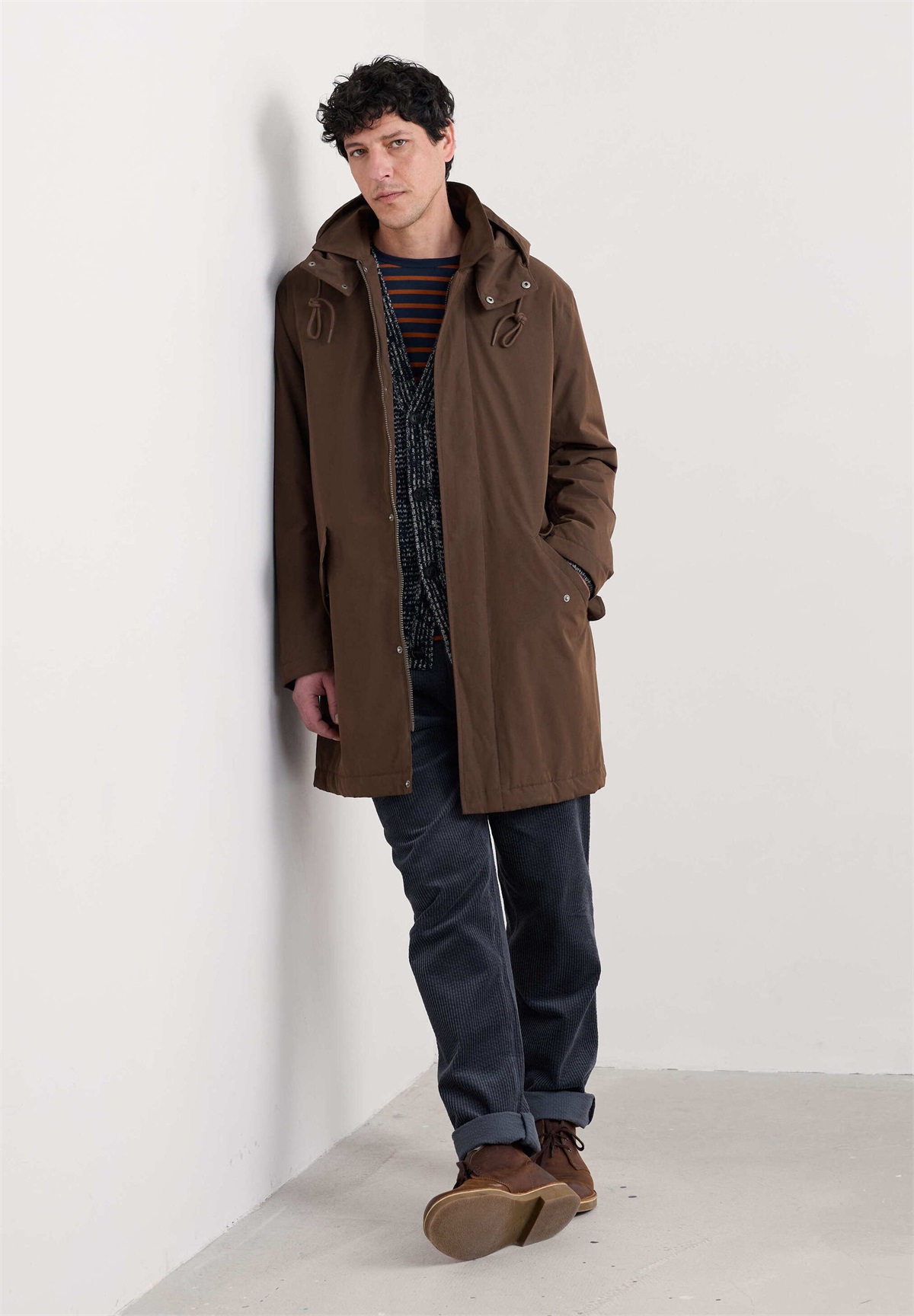 Seasalt Cornwall WAVE - Regenjacke / wasserabweisende Jacke - brown pepper/braun