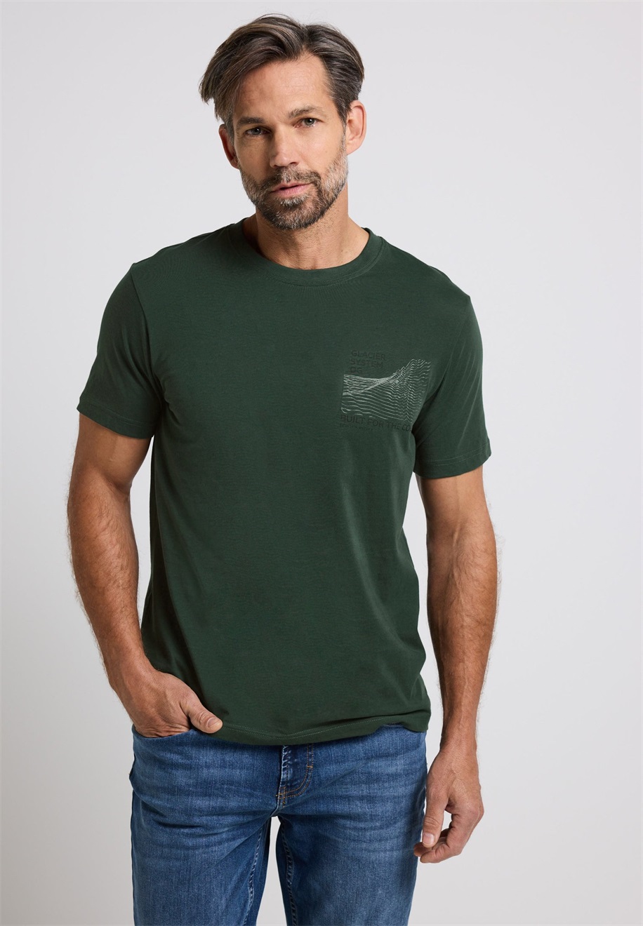 Street One MEN T-Shirt print - grün